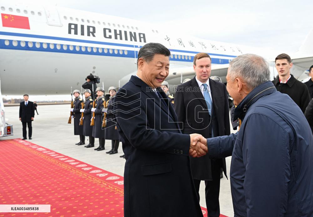 Xi Jinping arrives In Kazan