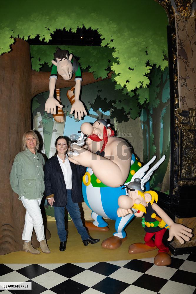 Asterix and Obelix's Wax Figure At Grevin Museum