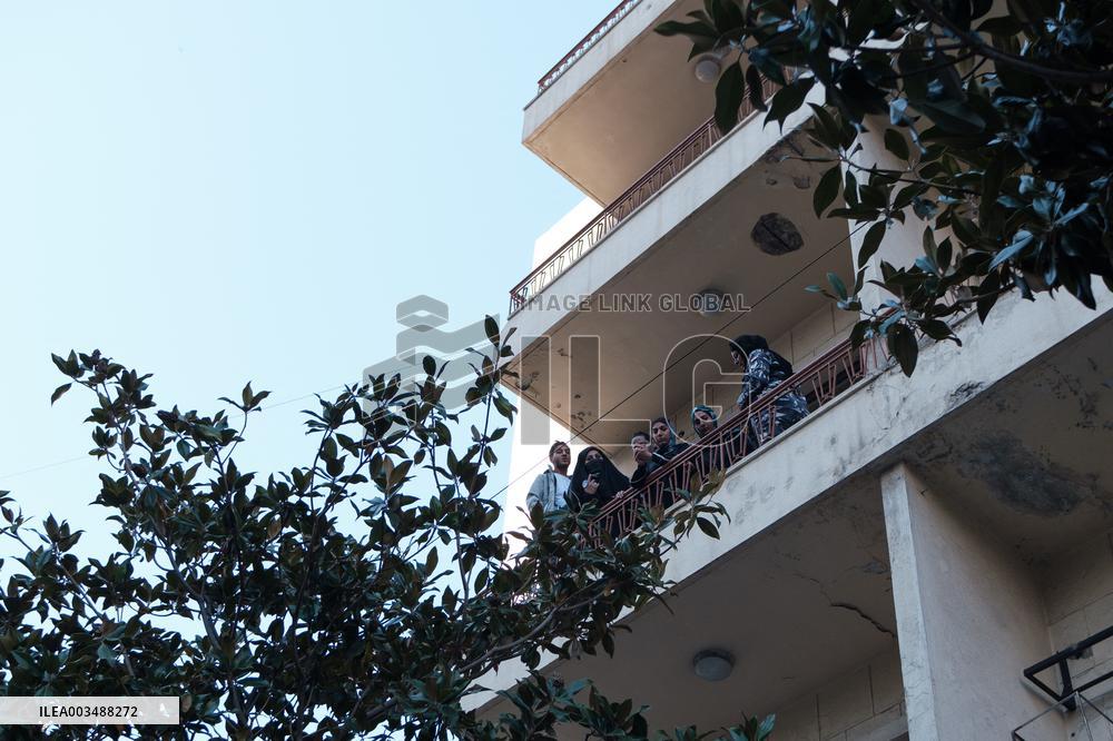 Displaced People Protest Eviction - Beirut