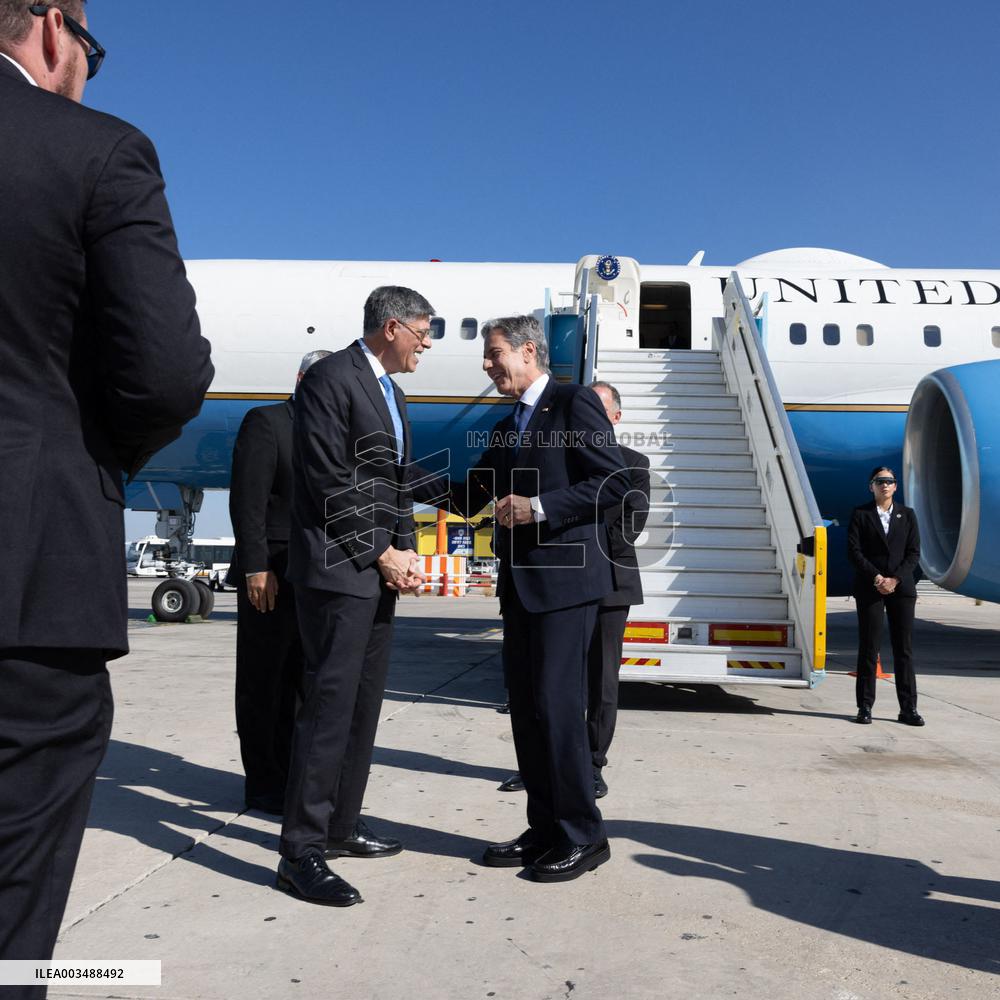 Blinken Meets Israeli Leaders - Israel