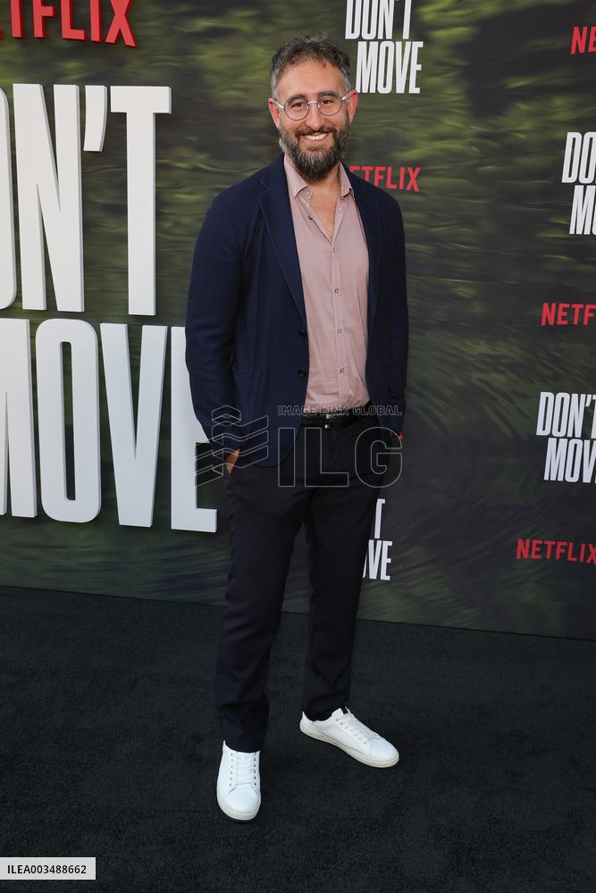 Netflix's Don't Move Photocall - LA