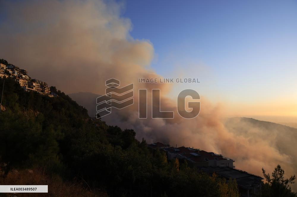 Wildfire Spreads In Rabweh - Mount Lebanon