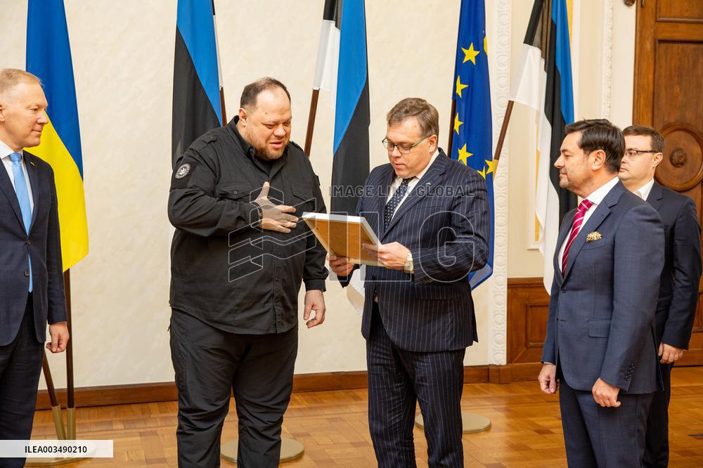 Ruslan Stefanchuk´s visit to Estonia