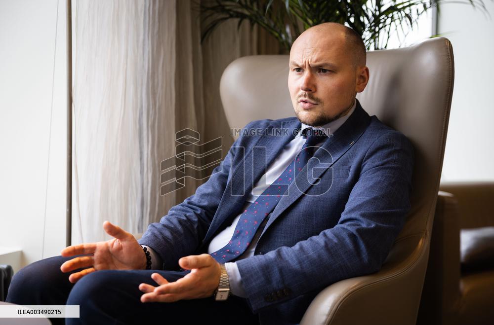 Yevhen Bondarenko visiting Estonia