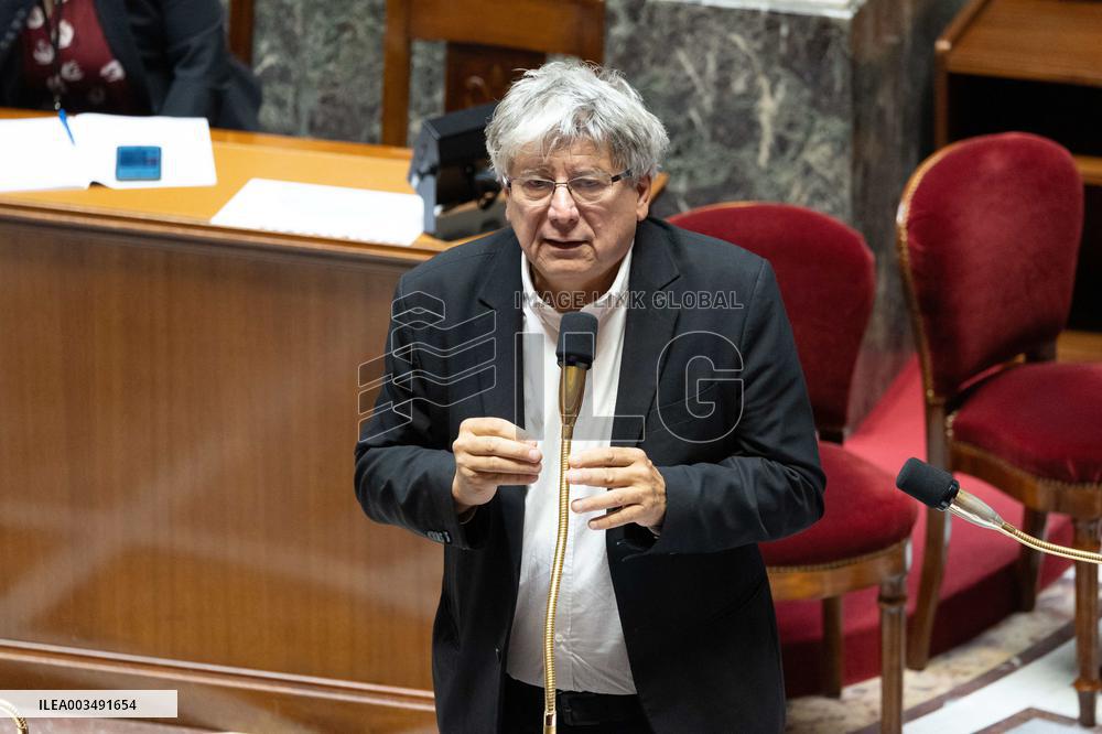 Debate session on the first part of the 2025 finance bill at the National Assembly - Paris