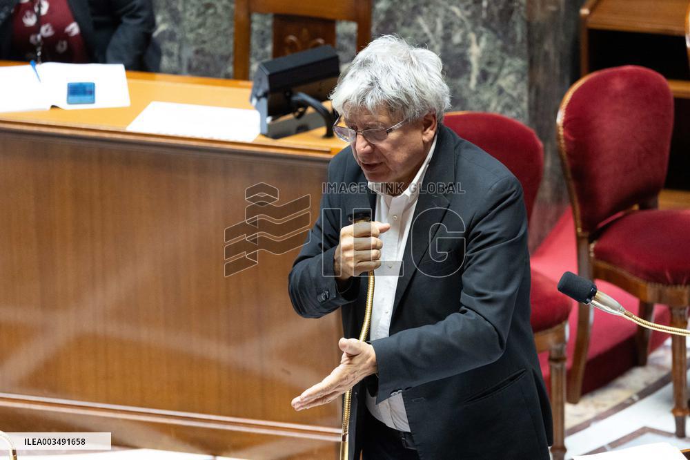 Debate session on the first part of the 2025 finance bill at the National Assembly - Paris