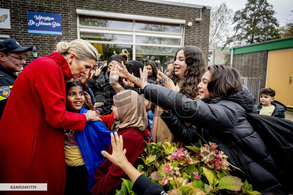Queen Maxima Working Visit To Hoofddorp