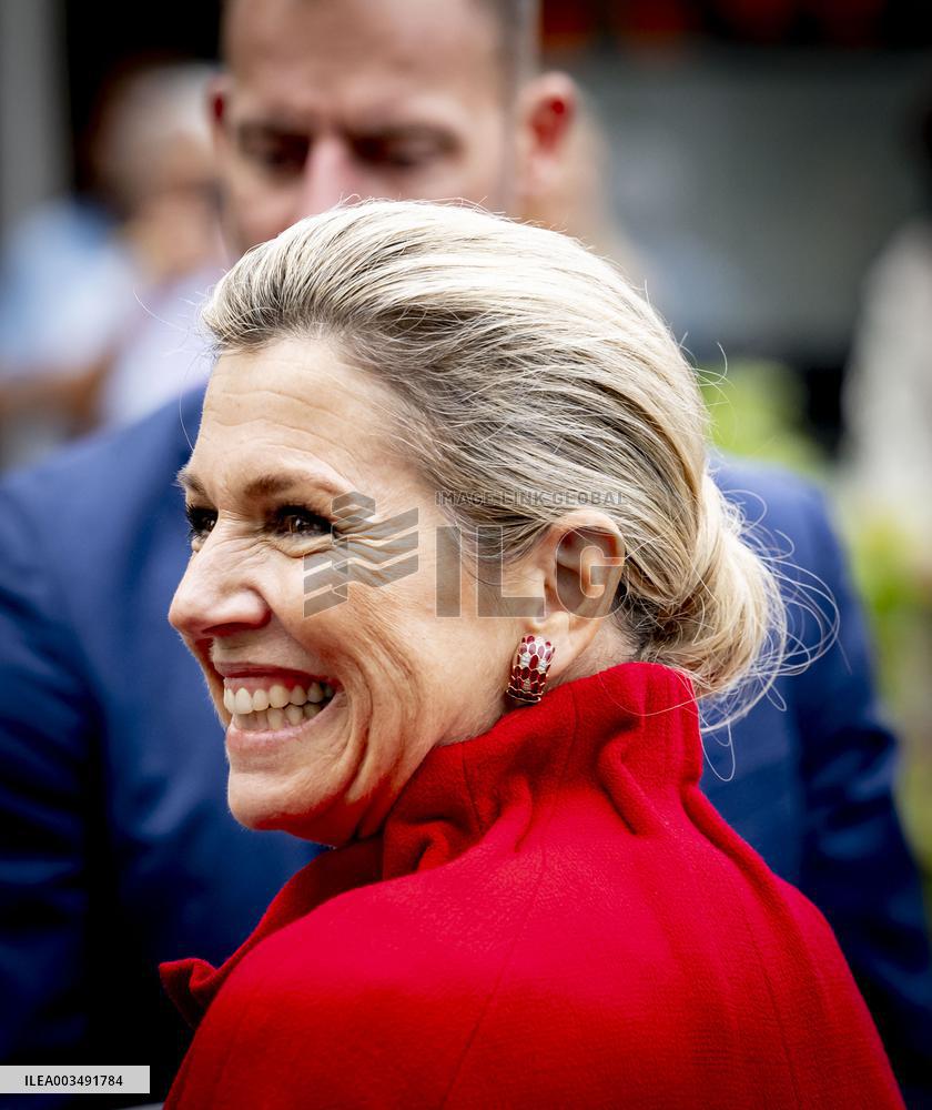 Queen Maxima Working Visit To Hoofddorp