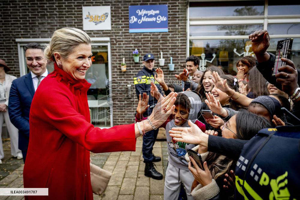 Queen Maxima Working Visit To Hoofddorp