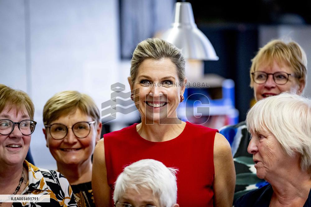 Queen Maxima Working Visit To Hoofddorp