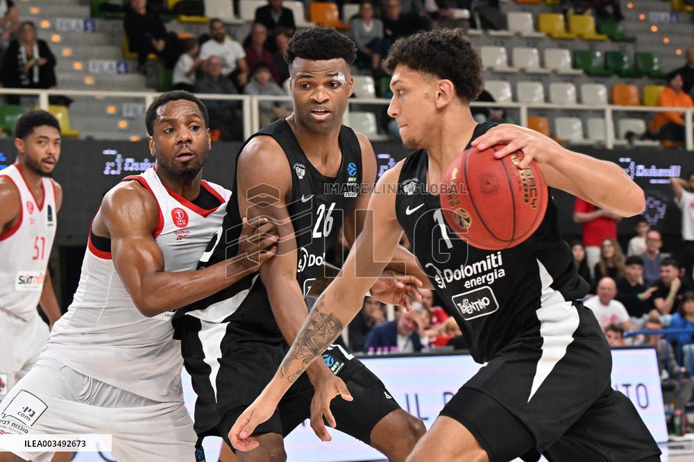 BASKET - EuroCup - Dolomiti Energia Trento vs Hapoel Shlomo Tel Aviv