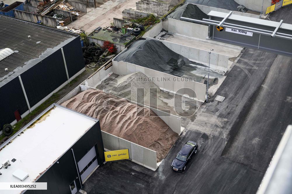 King Willem-Alexander At New Asphalt Plant Opening - Nijkerk
