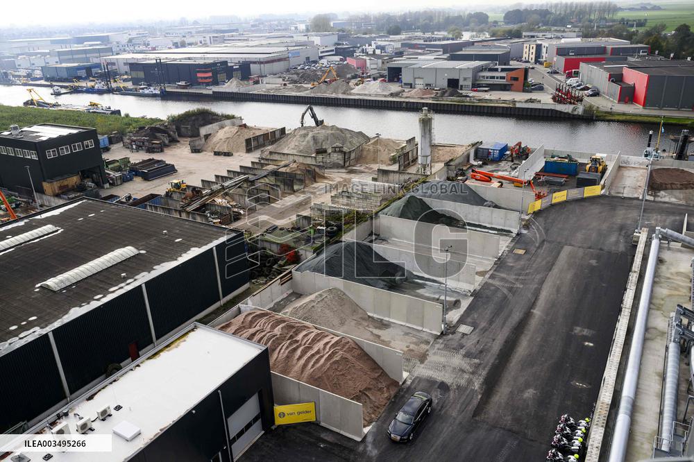 King Willem-Alexander At New Asphalt Plant Opening - Nijkerk