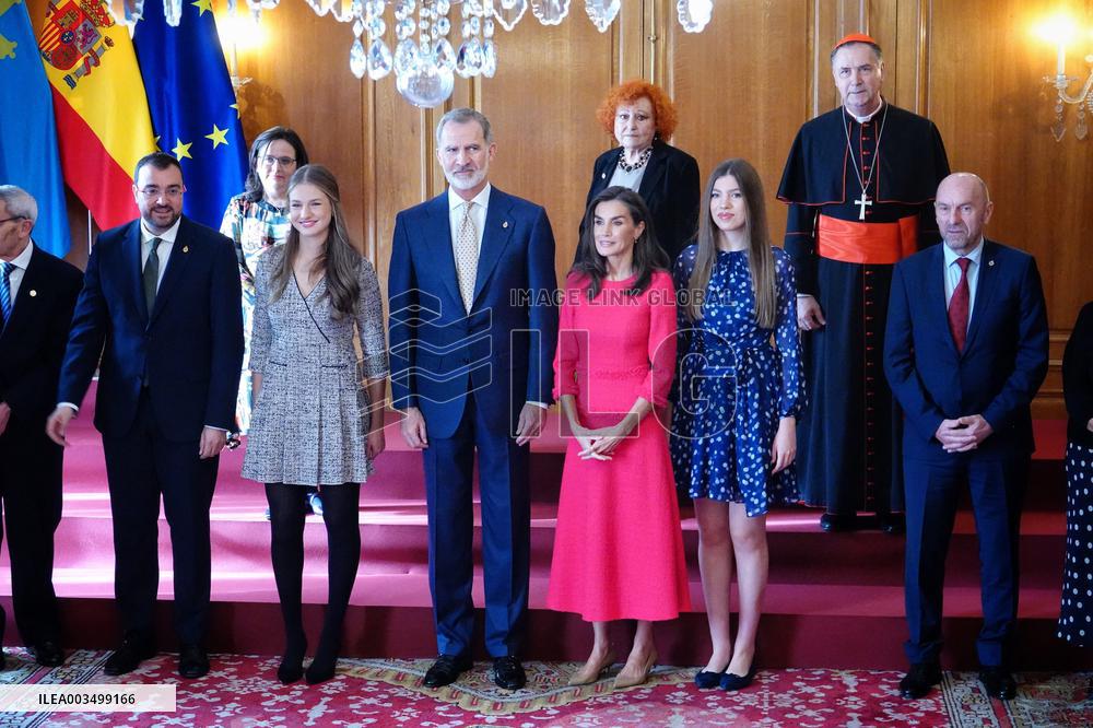Spanish Royals Receive End of Degree Awards Winners - Spain