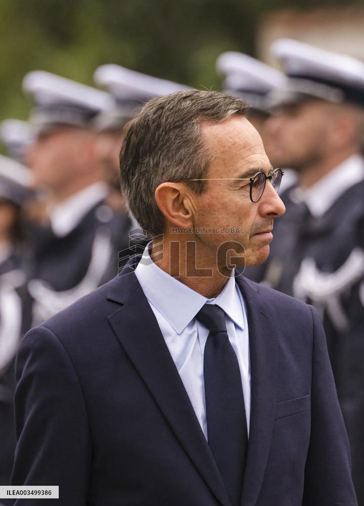 Bruno Retailleau Visits Toulouse Police Academy - France