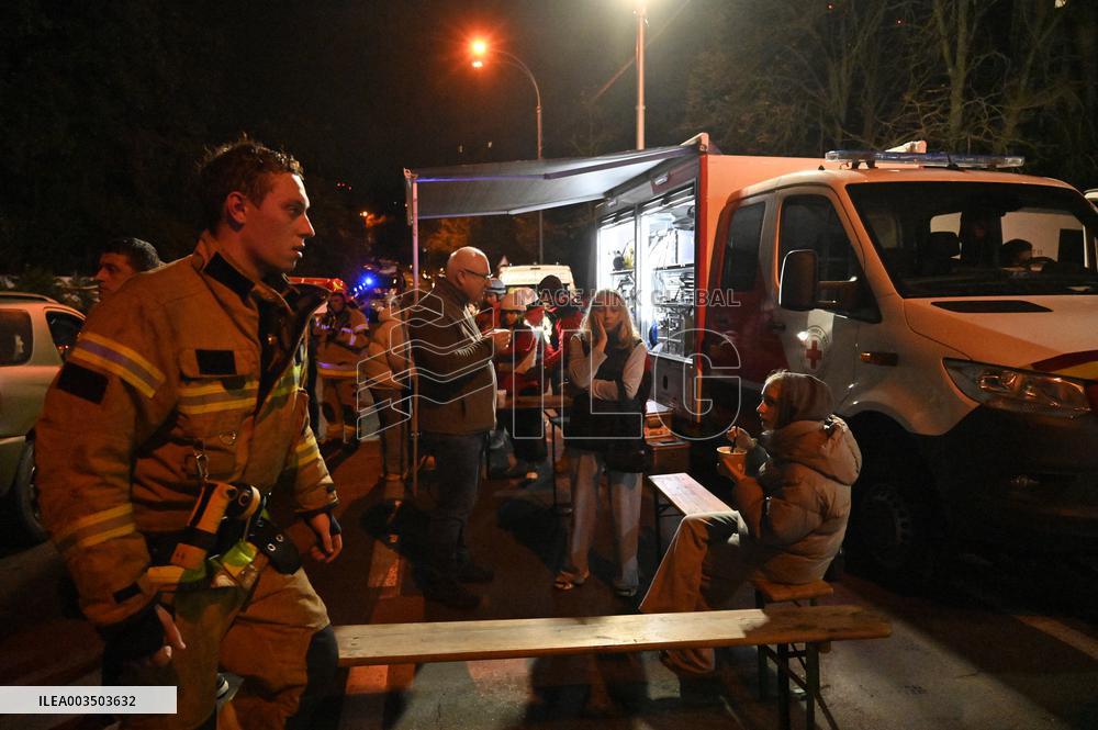Russian drone hits Kyiv apartment block killing teenage girl