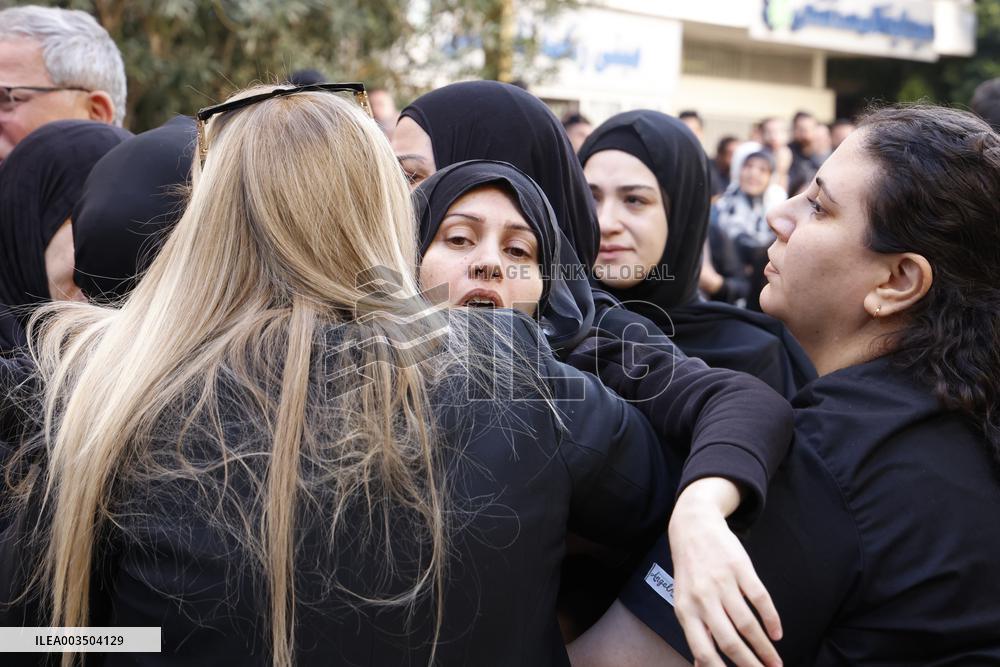 Funeral of Commander Mohamed Farhat - Beirut
