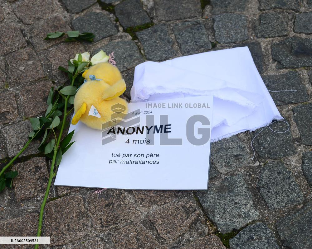 Protest against violence against children and teenagers - Paris