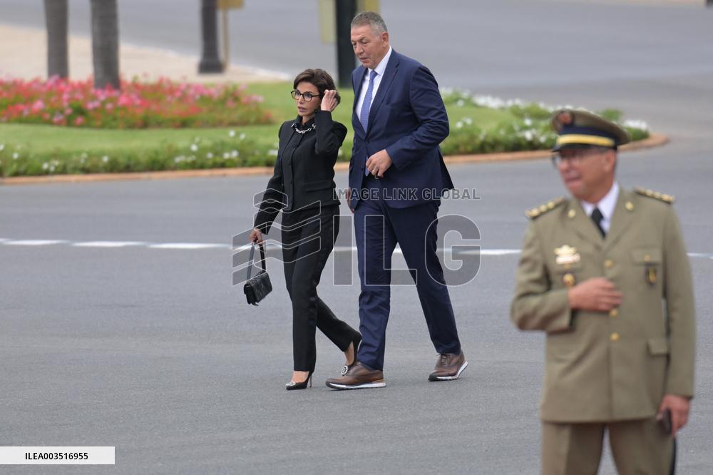 King of Morocco Receives French President Macron - Rabat