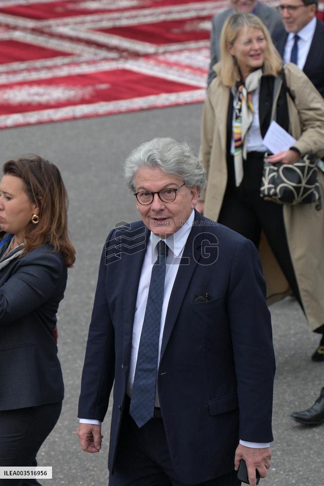 King of Morocco Receives French President Macron - Rabat