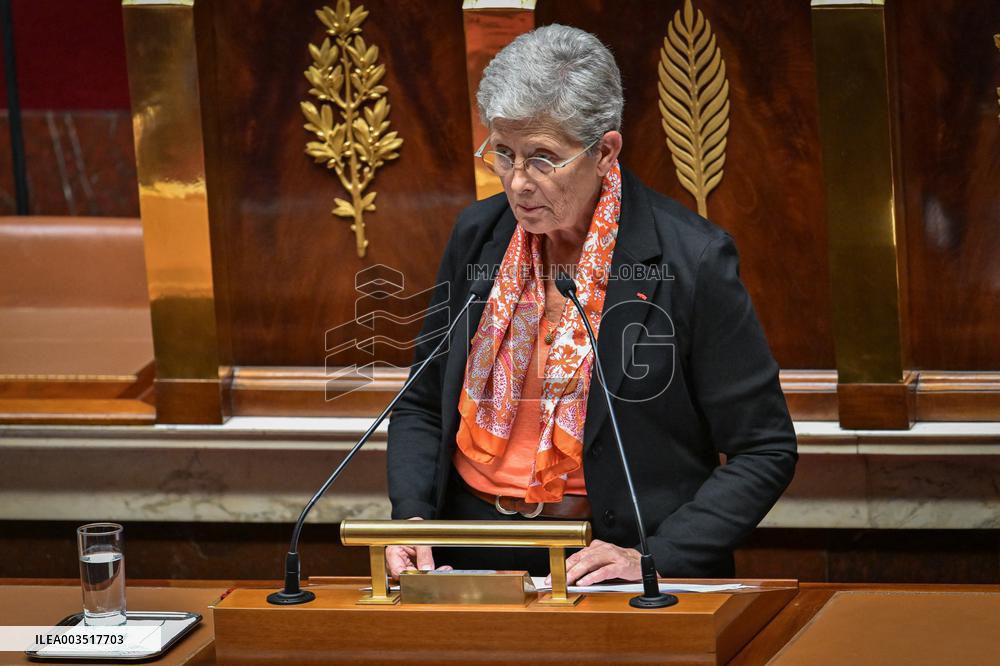 Discussion of the Social Security Financing Bill for 2025 at the National Assembly in Paris FA