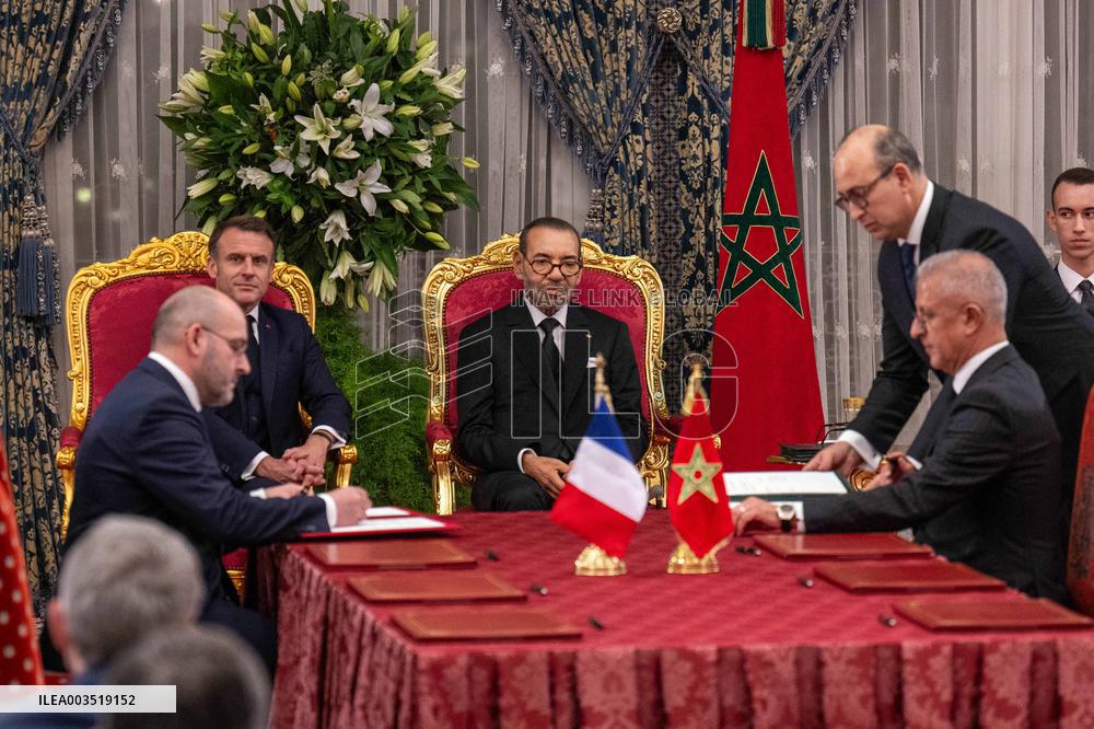 France And Morocco Sign Deals Worth Over 10 Billion Euros - Rabat