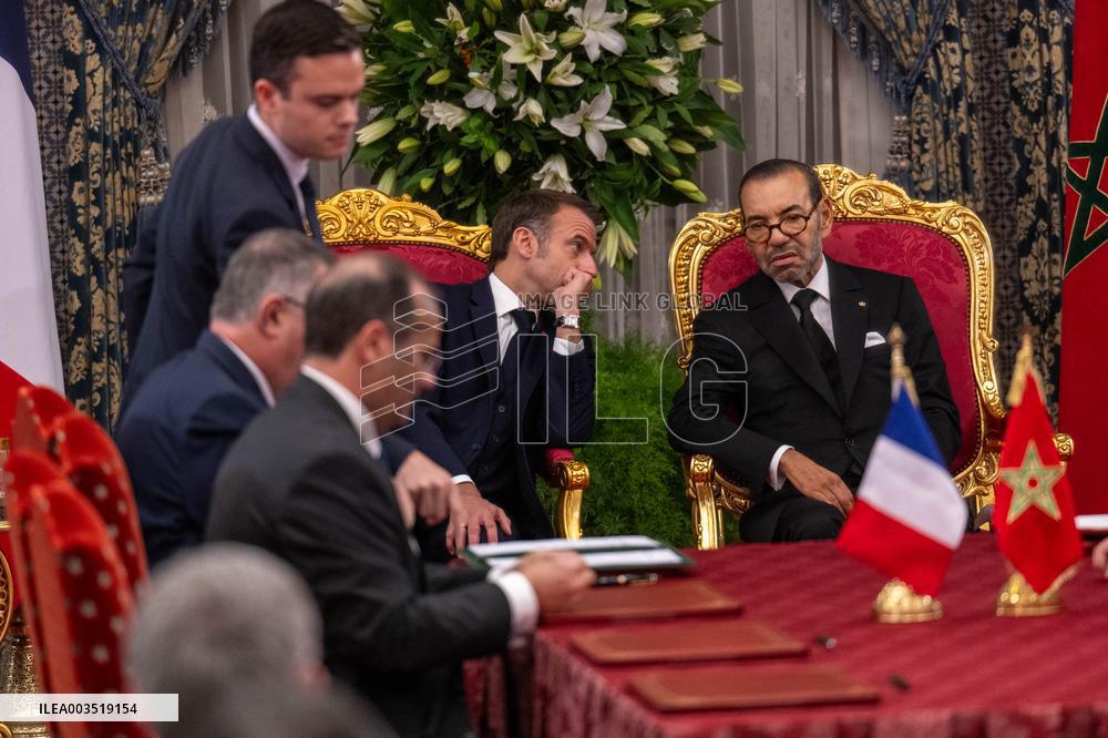 France And Morocco Sign Deals Worth Over 10 Billion Euros - Rabat