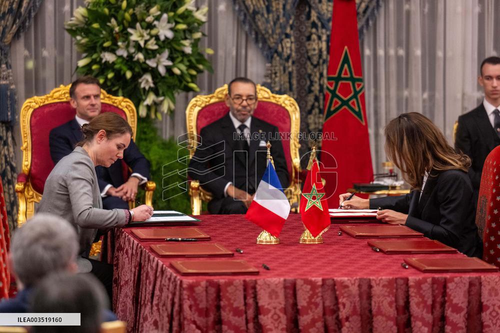 France And Morocco Sign Deals Worth Over 10 Billion Euros - Rabat