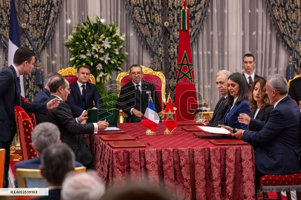 France And Morocco Sign Deals Worth Over 10 Billion Euros - Rabat