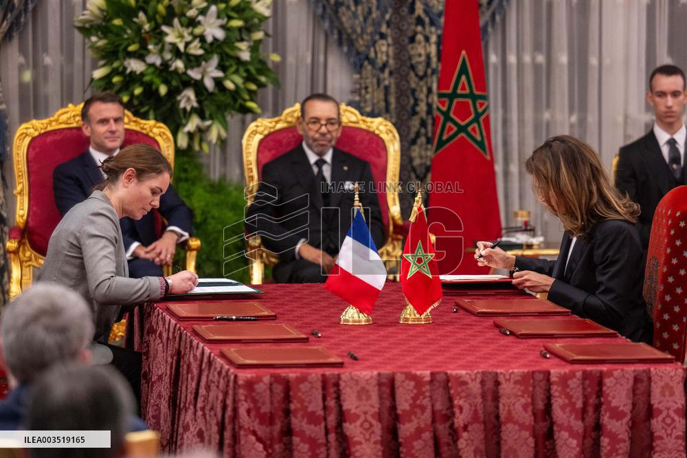France And Morocco Sign Deals Worth Over 10 Billion Euros - Rabat