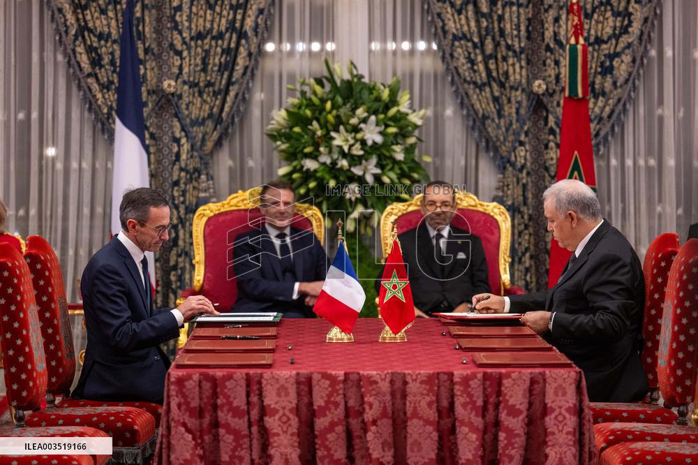 France And Morocco Sign Deals Worth Over 10 Billion Euros - Rabat
