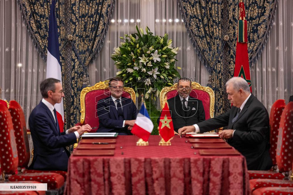 France And Morocco Sign Deals Worth Over 10 Billion Euros - Rabat