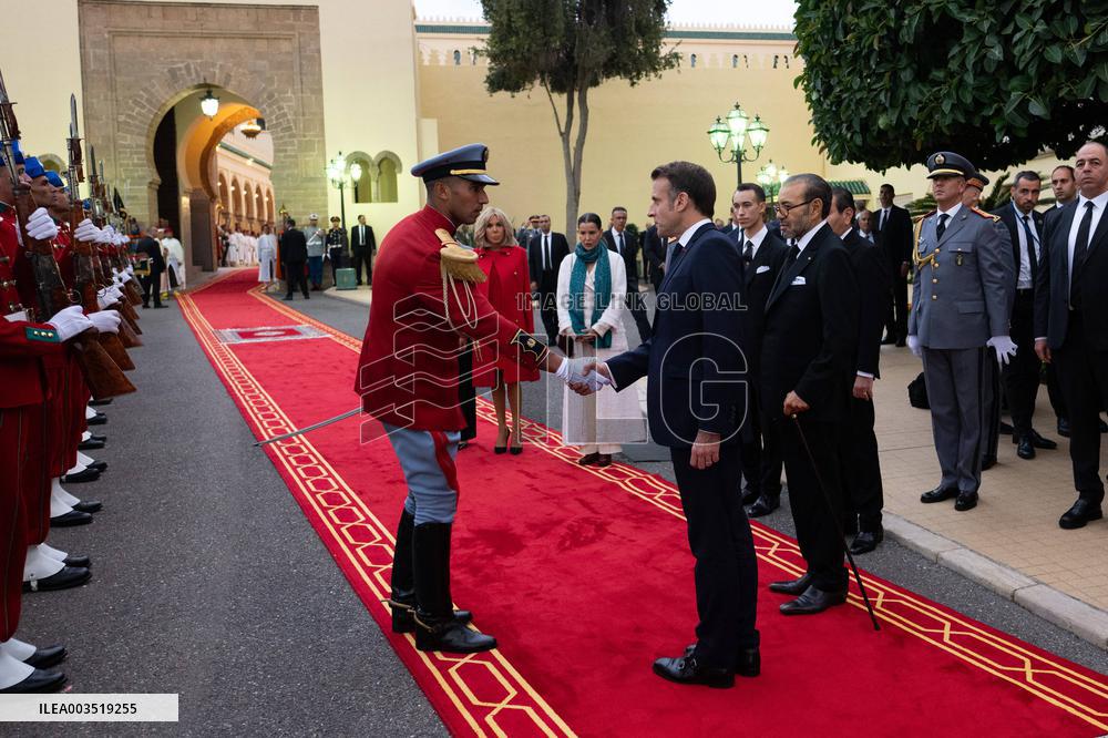Macron’s State Visit In Morocco - Rabat