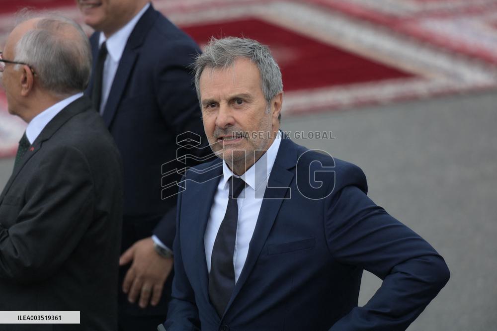 King of Morocco Receives French President Macron - Rabat