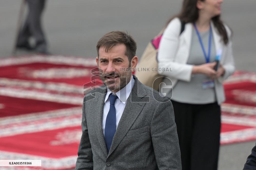 King of Morocco Receives French President Macron - Rabat