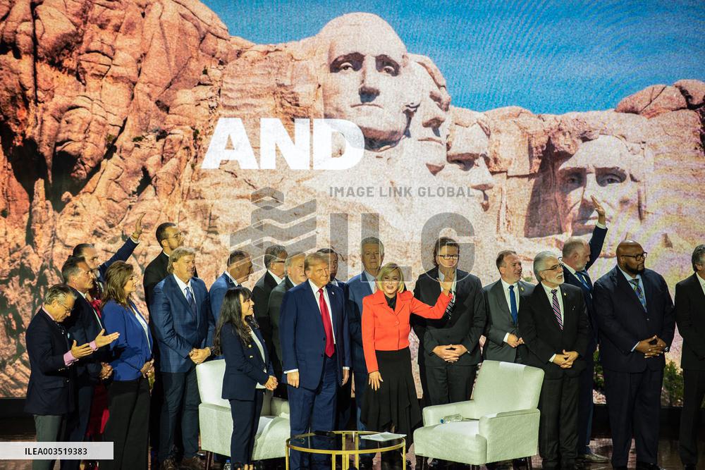 Trump Interviewed at National Faith Summit - Georgia