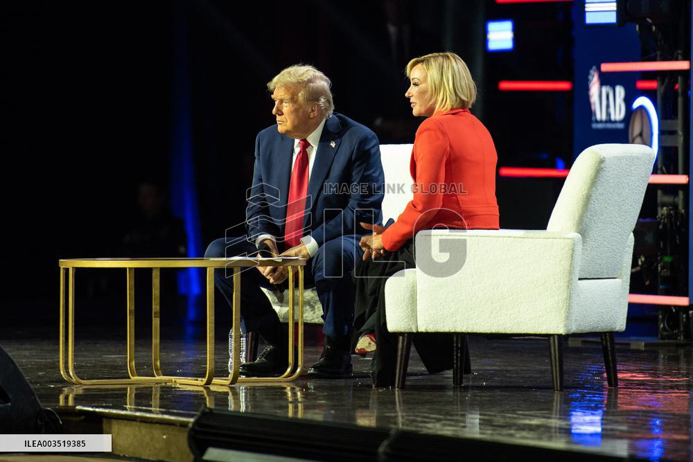 Trump Interviewed at National Faith Summit - Georgia