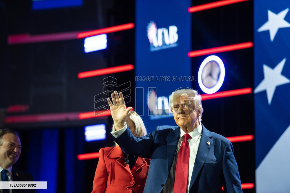 Trump Interviewed at National Faith Summit - Georgia