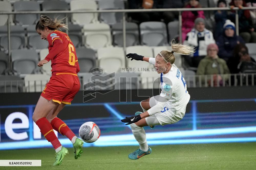 Football - UEFA Women's EURO 2025 - Women's European Qualifiers match Finland vs Montenegro