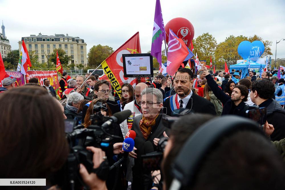 Health and CGT Sanofi Inter-Union Rally - Paris