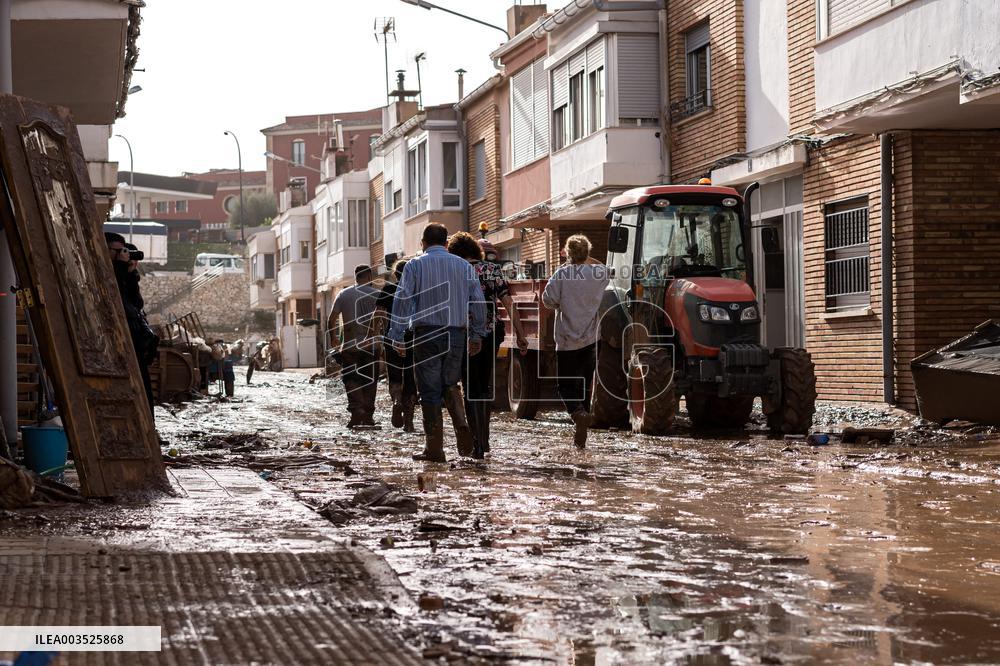 Aftermath of Deadly Flood In Valencia - Spain