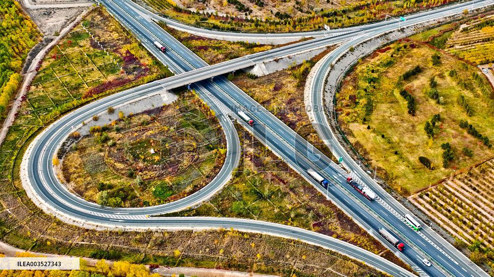 Rural Road in Zhangye