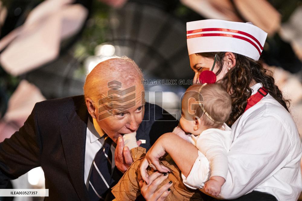 President Biden and First Lady Jill Biden Host Trick-or-Treat Event on the South Lawn