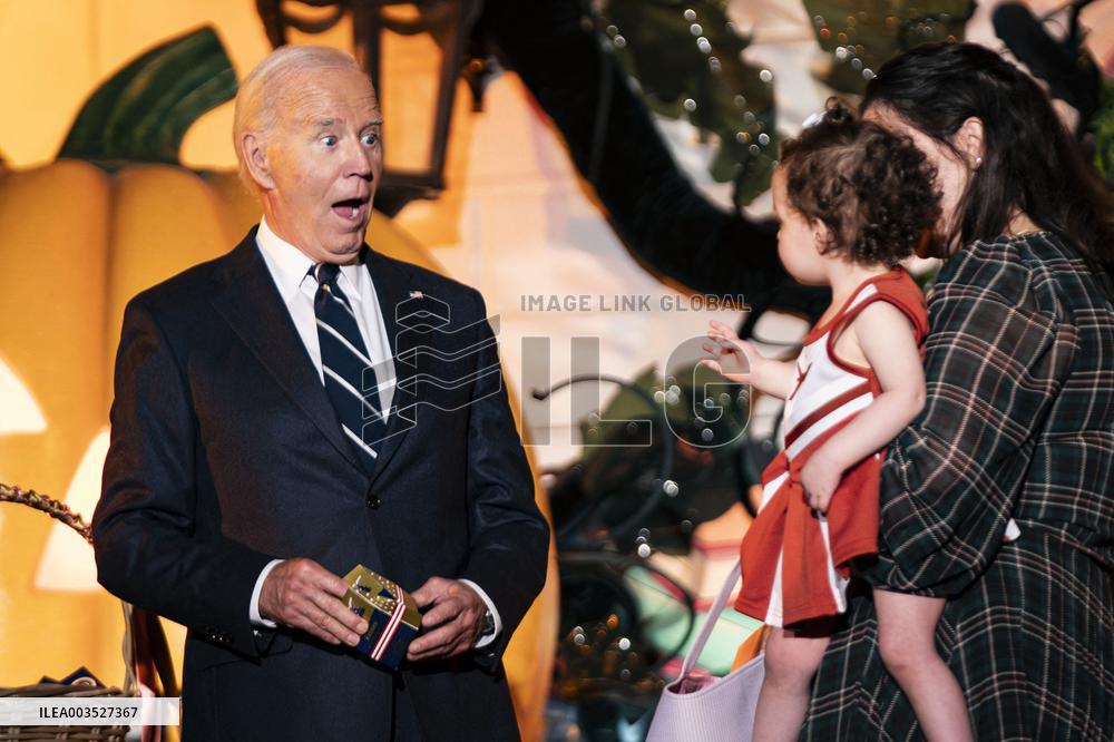 President Biden and First Lady Jill Biden Host Trick-or-Treat Event on the South Lawn