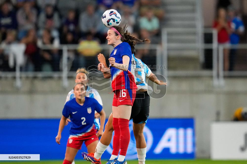 CALCIO - Amichevole - USA Women vs Argentina Women