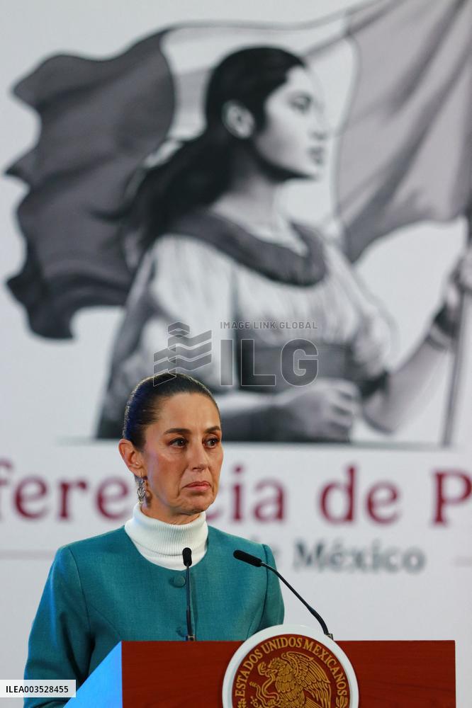 President Claudia Sheinbaum Briefing Conference - Mexico