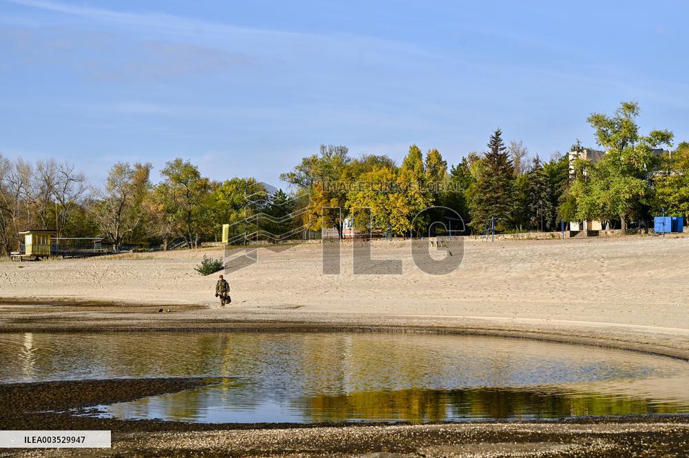 Khortytsia Island in autumn