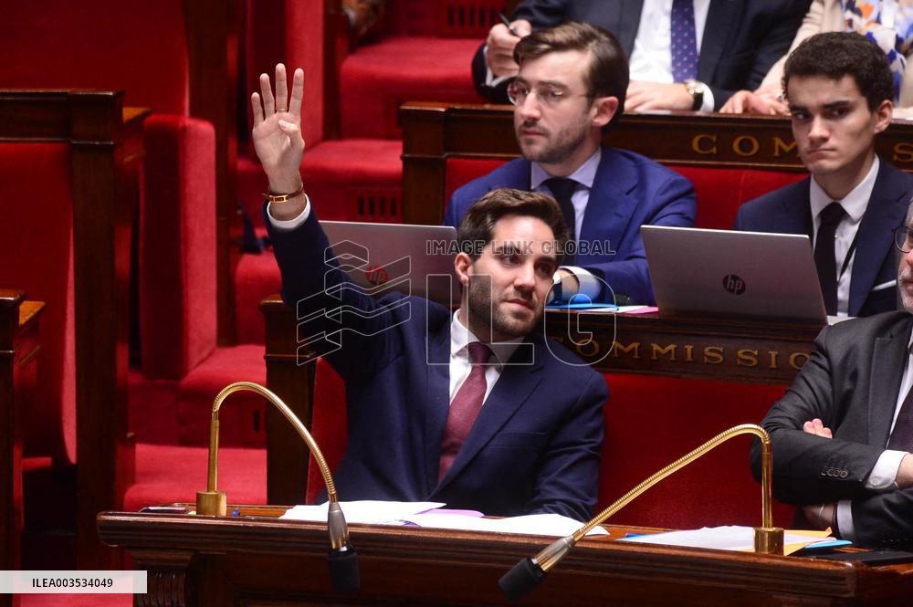 Public Session Of The Parliamentary Niche Of RN Group - Paris