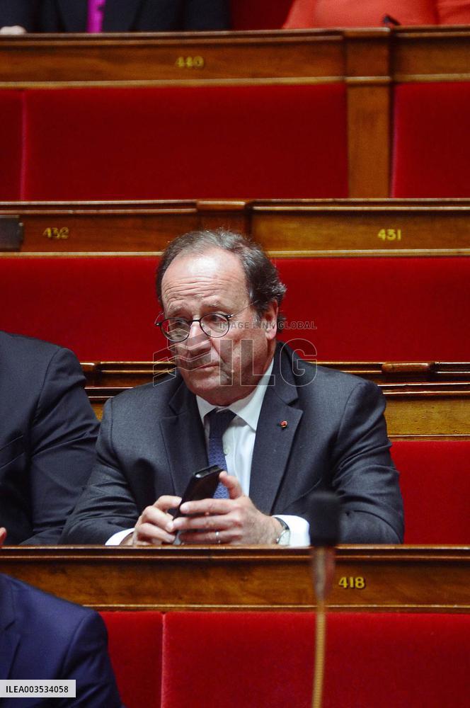 Public Session Of The Parliamentary Niche Of RN Group - Paris