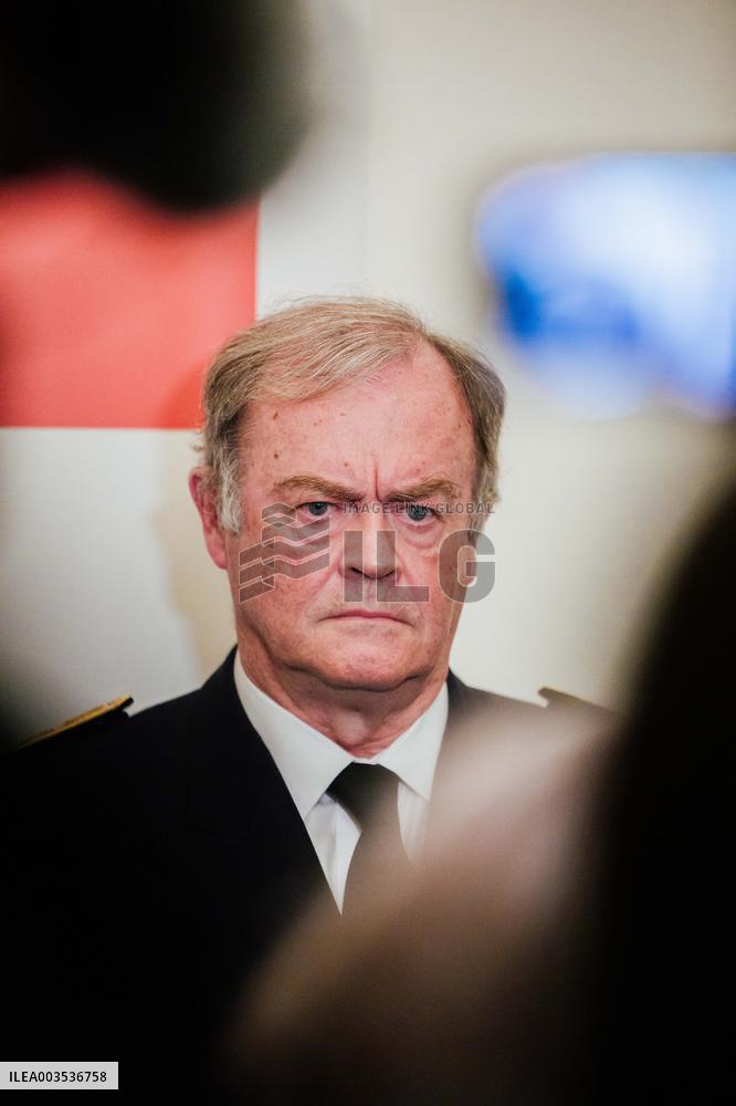 Bruno Retailleau on visit in Rennes